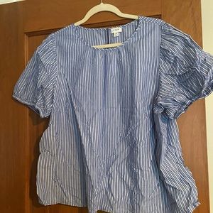 J.Crew Puff-Sleeve Blouse, New with Tags